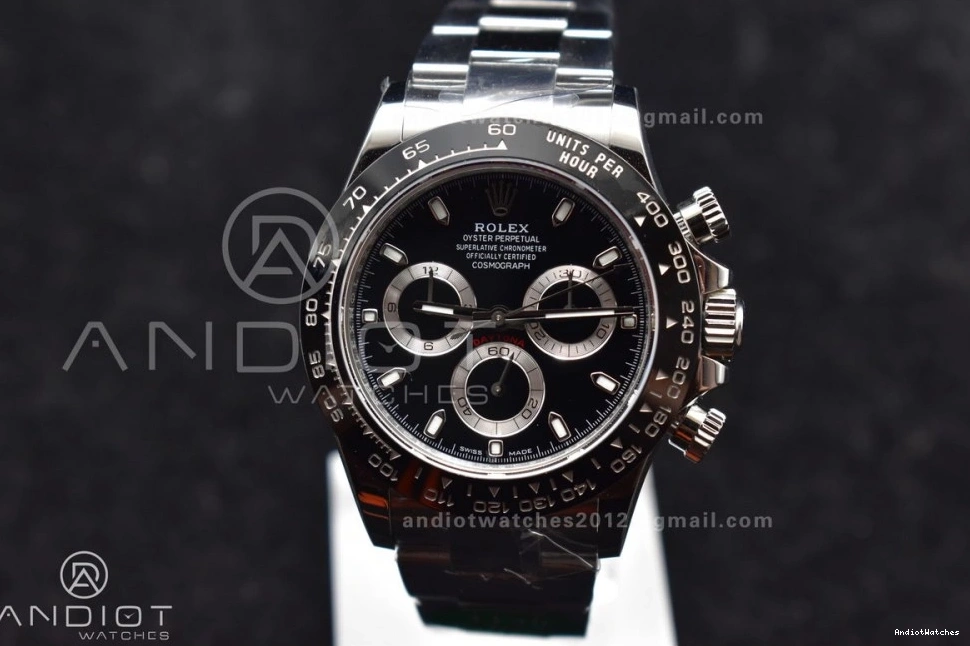 116500 Dial Daytona 733 SH Trendy Edition Bracelet and Best Case Black 904L APSF SS 1:1 0504